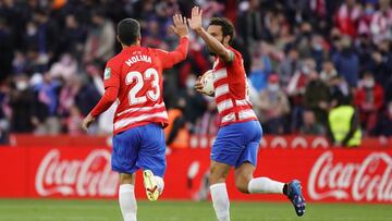 Molina y Germ&aacute;n celebran el 1-2.