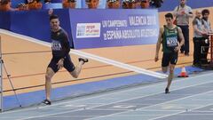 &Oacute;scar Husillos compite durante los Campeonatos de Espa&ntilde;a Absoluto de Atletismo.