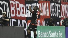 ¿Es Gabigol o Leal? El de Newell's imitó al jugador de Flamengo y se burló de River