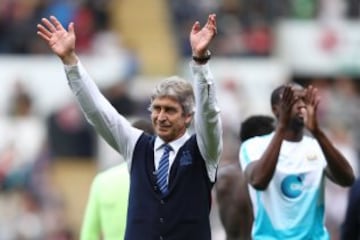 El emotivo último partido de Pellegrini con Manchester City