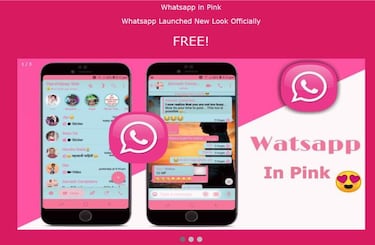 Cuidado con el WhatsApp Rosa, una nueva amenaza para el móvil
