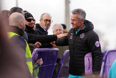 Primera toma de contacto de Escribá con la plantilla del Real Valladolid