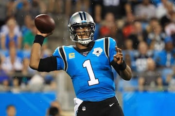 September 12, 2019: quarterback Cam Newton with the Carolina Panthers.