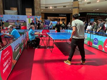 Las imágenes del primer Interescolar de tenis de mesa en Mall Florida Center