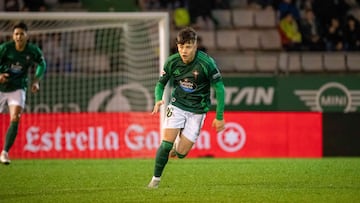 David Carballo debutó con el Racing de Ferrol en LaLiga.