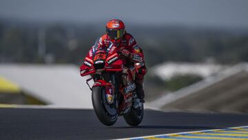63 Bagnaia Francesco (ita), Ducati Lenovo Team, Ducati Desmosedici GP22, action during the MotoGP SHARK Grand Prix de France, 7th round of the 2022 FIM MotoGP World Championship, on the Circuit Bugatti of Le Mans from May 13 to 15, 2022 in Le Mans, France