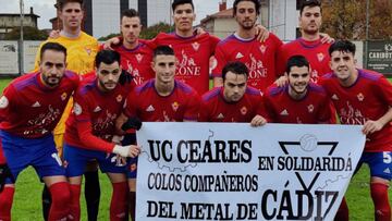 El UC Ceares derrotó al Salamanca CF UDS (1-0) en el partido correspondiente a la Jornada 14 en el Grupo 1 de Segunda División RFEF disputado en el campo de fútbol de La Cruz en Gijón/Xixón.