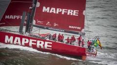 El Mapfre, en la quinta etapa de la Volvo Ocean Race.