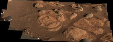 Las imágenes inéditas del brazo robótico del Perseverance en Marte