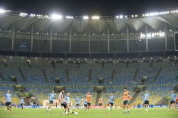 Las imágenes del entrenamiento de España en Maracaná