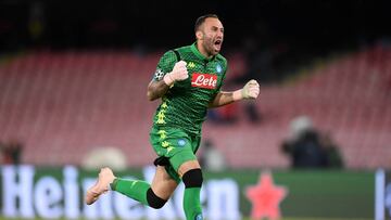 David Ospina celebrando una anotación de su equipo