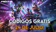 Free Fire | Códigos de hoy lunes 24 de julio de 2023: recompensas gratis