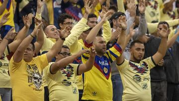 A pesar de que se advirtió que se llevaría a cabo el protocolo en caso de escucharse el 'Ehhhh...', la afición en el Estadio Azteca lo gritó de nuevo.