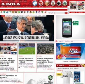 Portadas de la prensa extranjera