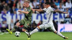 James cumple en su regreso y el Bernabéu lo reconoce