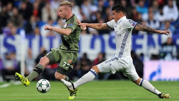 James cumple en su regreso y el Bernabéu lo reconoce