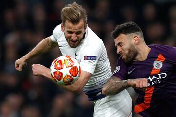 Nicolas Otamendi y Harry Kane.