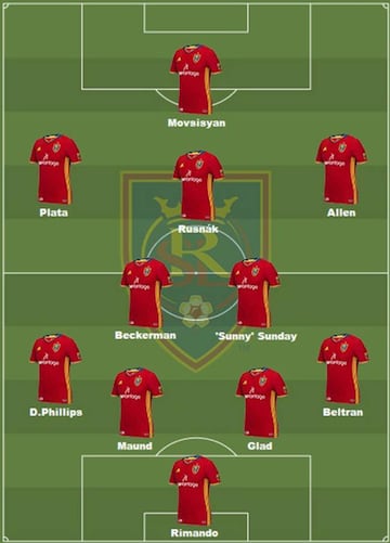 Posible once del Real Salt Lake.