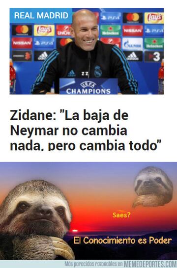 Los memes más divertidos del PSG-Real Madrid