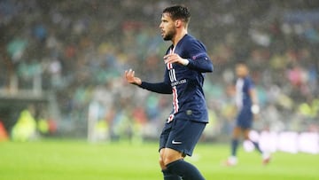 Juan Bernat of PSG during the UEFA Champions League, Group A football match between Real Madrid CF and Paris Saint-Germain on November 26, 2019 at Santiago Bernabeu stadium in Madrid, Spain - Photo Laurent Lairys / DPPI
 
 
 26/11/2019 ONLY FOR USE IN SPA