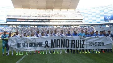 Puebla recuerda al 'Maño' Ruíz en el Estadio Cuauhtémoc