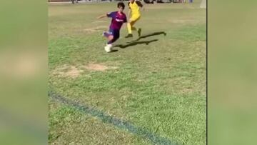 ¿El Barça tiene un nuevo Kubo? Es de EEUU, nació en 2006 y se ha hecho viral con esta jugada