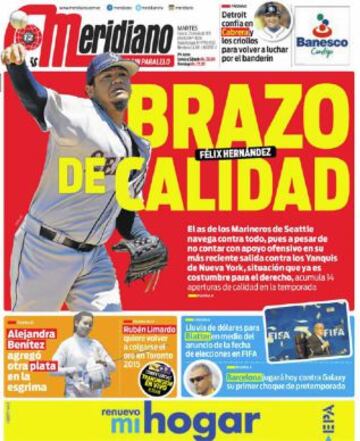 Portadas de la prensa deportiva