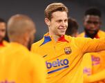 Manchester United in Barcelona for De Jong talks