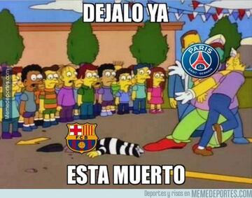 Los mejores memes de la goleada del PSG sobre el Barça