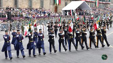 Así se vivió el desfile por la Independencia de México