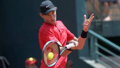 Tenis, Chile vs Ecuador
 Copa Davis 2018
 El tenista chileno Nicolas Jarry devuelve la bola durante el partido de Copa Davis contra el ecuatoriano Roberto Quiroz disputado en el court central del estadio Nacional de Santiago, Chile.
 03/02/2018
 Max Monte