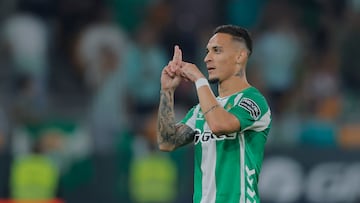 Antony, ante el Mallorca.