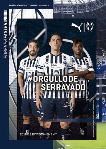 Rayados presentó sus armaduras del Apertura 2018