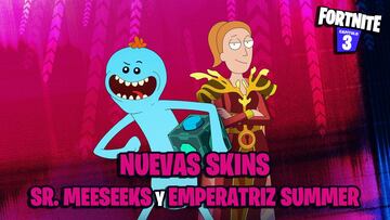 Summer Smith y el Sr. Meeseeks de Rick y Morty llegan a Fortnite como nuevas skins