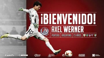 Axel Werner es el nuevo arquero de Atlético San Luis