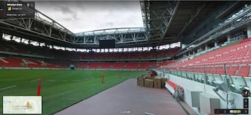 Street View del Otkrytye Arena en Google Maps
