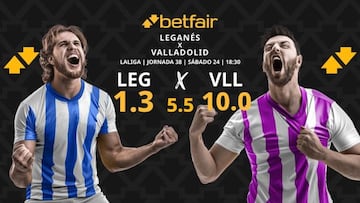 CD Leganés vs. Real Valladolid: horario, dónde ver, pronósticos y clasificación