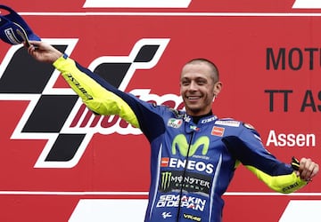 El italiano en el podio de Assen.