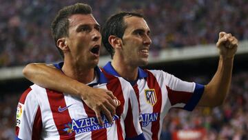 Mandzukic con God&iacute;n. 