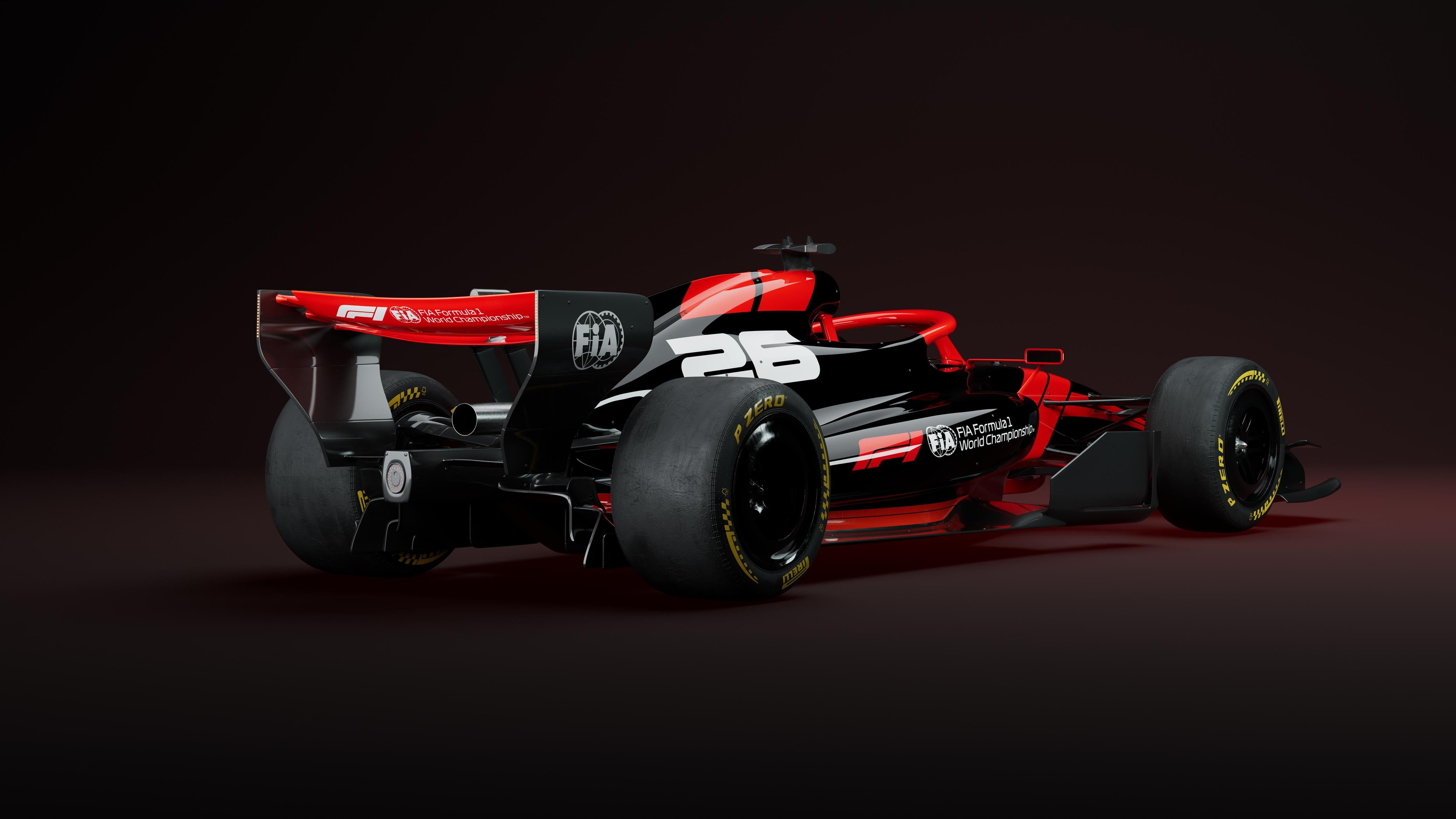 Diseño digital de los F1 2026.