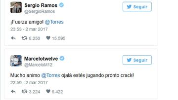 El mundo desea una pronta recuperación a Fernando Torres