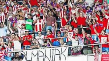 <b>FIDELIDAD. </b>La afición del Almería tendrá un premio por su generoso apoyo.