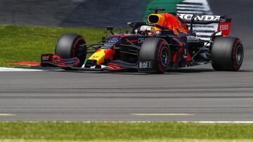 33 VERSTAPPEN Max (nld), Red Bull Racing Honda RB16B, action during the Formula 1 Pirelli British Grand Prix 2021, 10th round of the 2021 FIA Formula One World Championship from July 16 to 18, 2021 on the Silverstone Circuit, in Silverstone, United Kingdom - Photo Xavi Bonilla / DPPI
AFP7
16/07/2021 ONLY FOR USE IN SPAIN