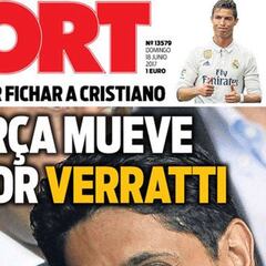 Más Verratti en las portadas de Barcelona