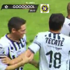 Suazo brilló con doblete y pase gol en amistoso de Monterrey