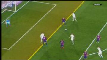 Cristiano estaba en fuera de juego.