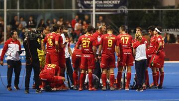 La Selección masculina de hockey.