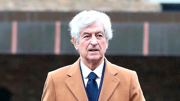 FLORENCE, ITALY - FEBRUARY 03: Gianni Rivera of Figc during the "Panchina D'Oro Prize" award at Centro Tecnico Federale di Coverciano on February 3, 2020 in Florence, Italy. (Photo by Gabriele Maltinti/Getty Images)