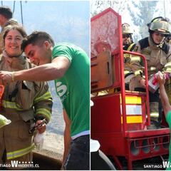 El gesto del plantel de Wanderers con los bomberos de Valparaíso
