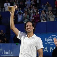 Emotiva despedida de Feliciano López en Torneo Tenis Playa Luanco